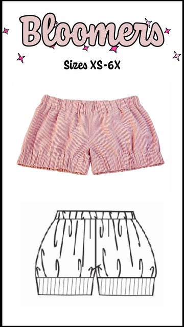 Bloomer Shorts PDF Sewing Pattern